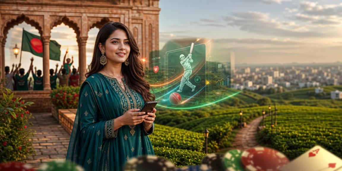 গাজীপুর চা বাগানে ক্রিকেট বাজির দৃশ্য